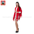 100% Women′s Cashmere /Yak Wool Embroidered Shawl/Scarf